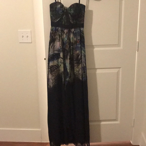 ‼️SALE- BCBGMAXAZRIA Tae Silk Evening Dress - - Picture 2 of 5